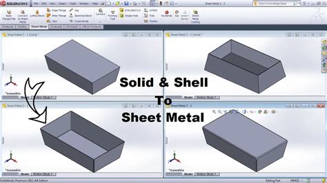 sheet metal replacement parts|solidworks convert to sheet metal.